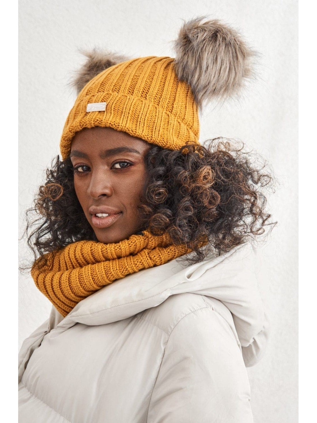 Mustard winter set C18 - Online store - Boutique